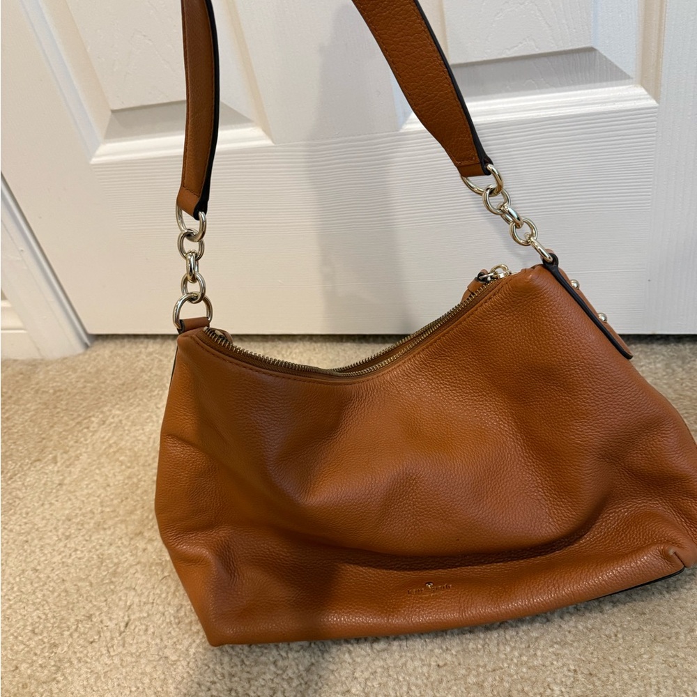 Kate Spade Brown Leather Hobo Bag